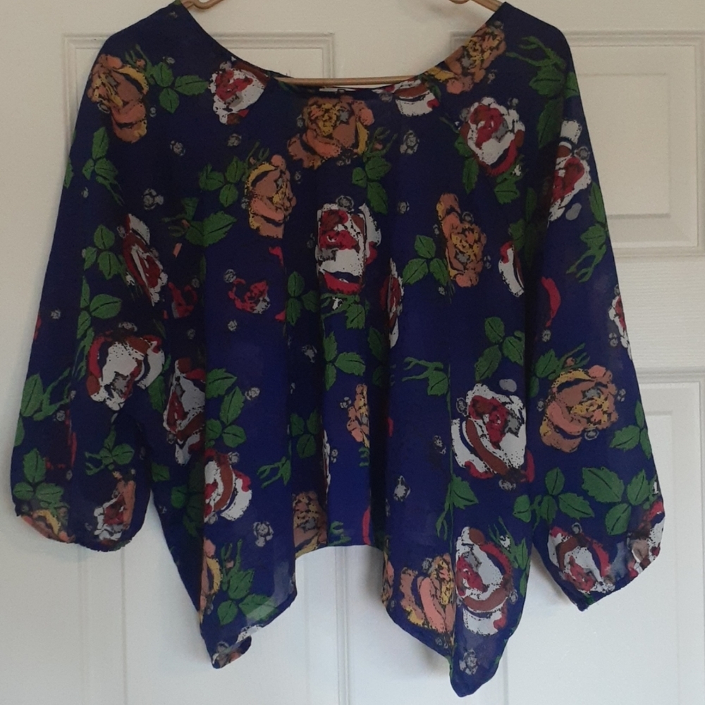 Rumors Floral Flowy Top